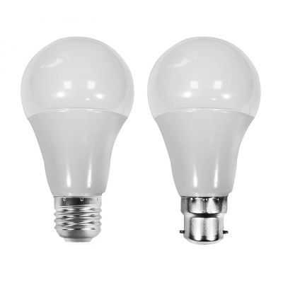 Led bulb 6500k pin b22 base e27 led lamp Aluminum Plastic raw material 3W 5W 7W 9W 12W 15W 18w A60 light lamp